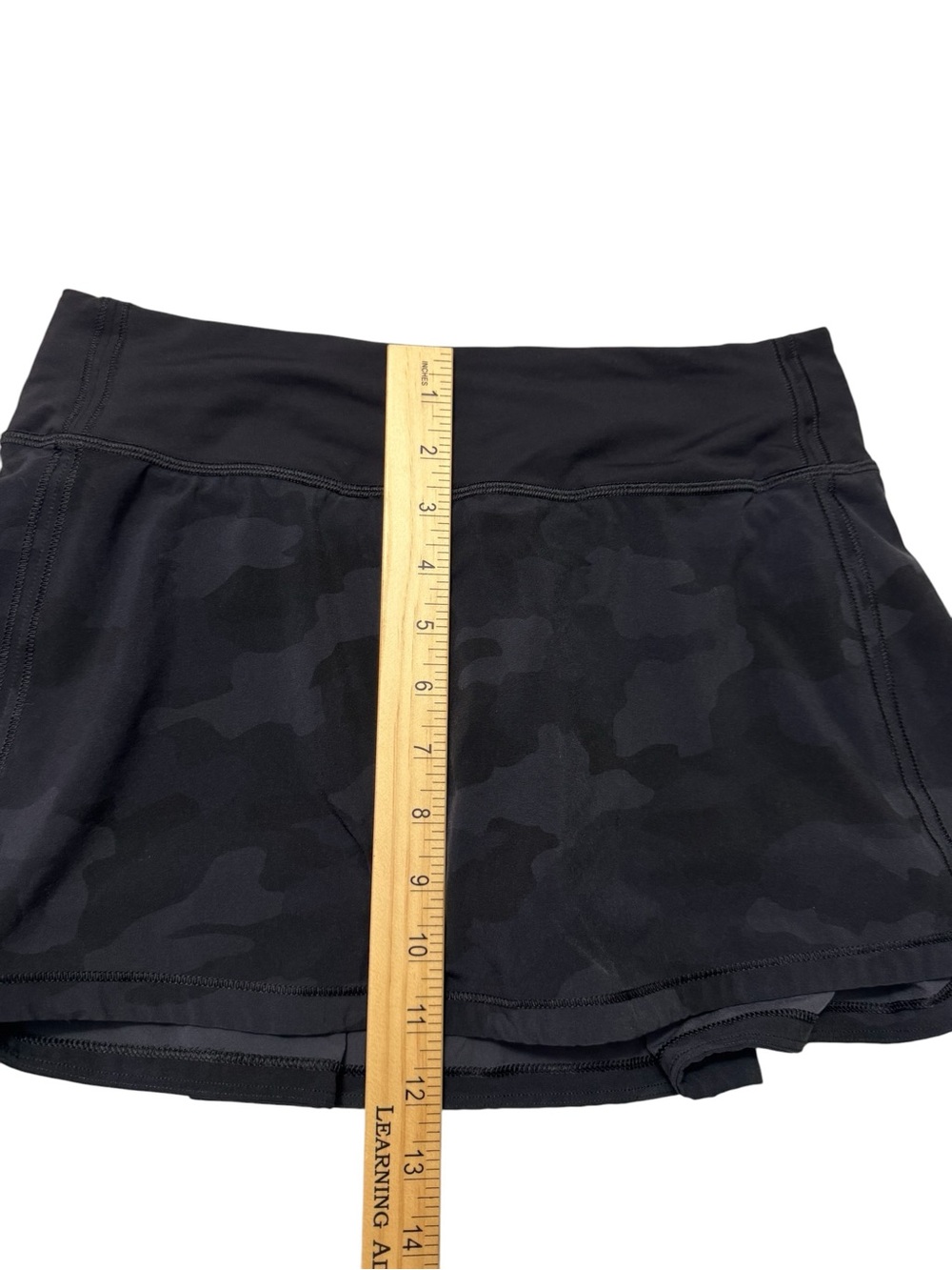 Lululemon Black Camo Pace Rival Skirt - Picture 8 of 8